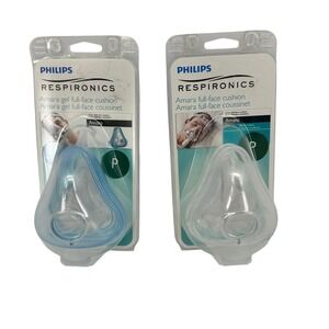 NEW Philips Respironics Amara Silicone Full Face Cushion LOT of 2 Size Petite